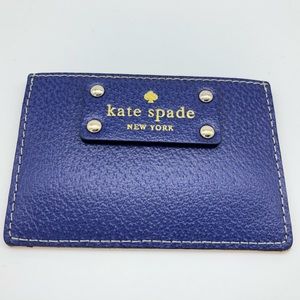 Kate spade navy card holder